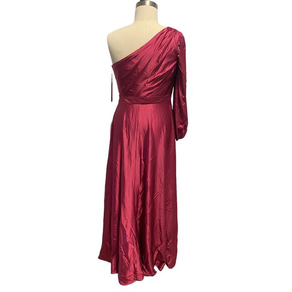 Mac Duggal 49141 High Low One Shoulder Flowy Gown 12 - Picture 5 of 7